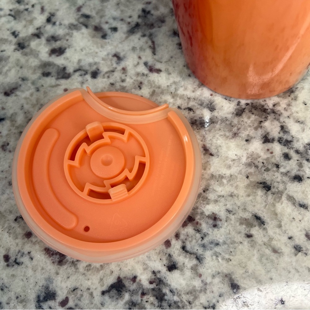 Starbucks Tropical Sunset Ombre Ceramic Tumbler Mug Cup 12 oz NEW‎ Orange Blue - Picture 7 of 8